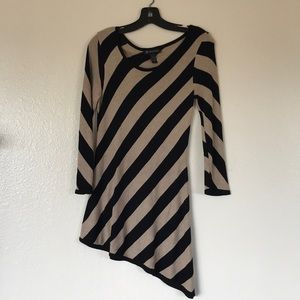 INC statement asymmetrical tunic size S